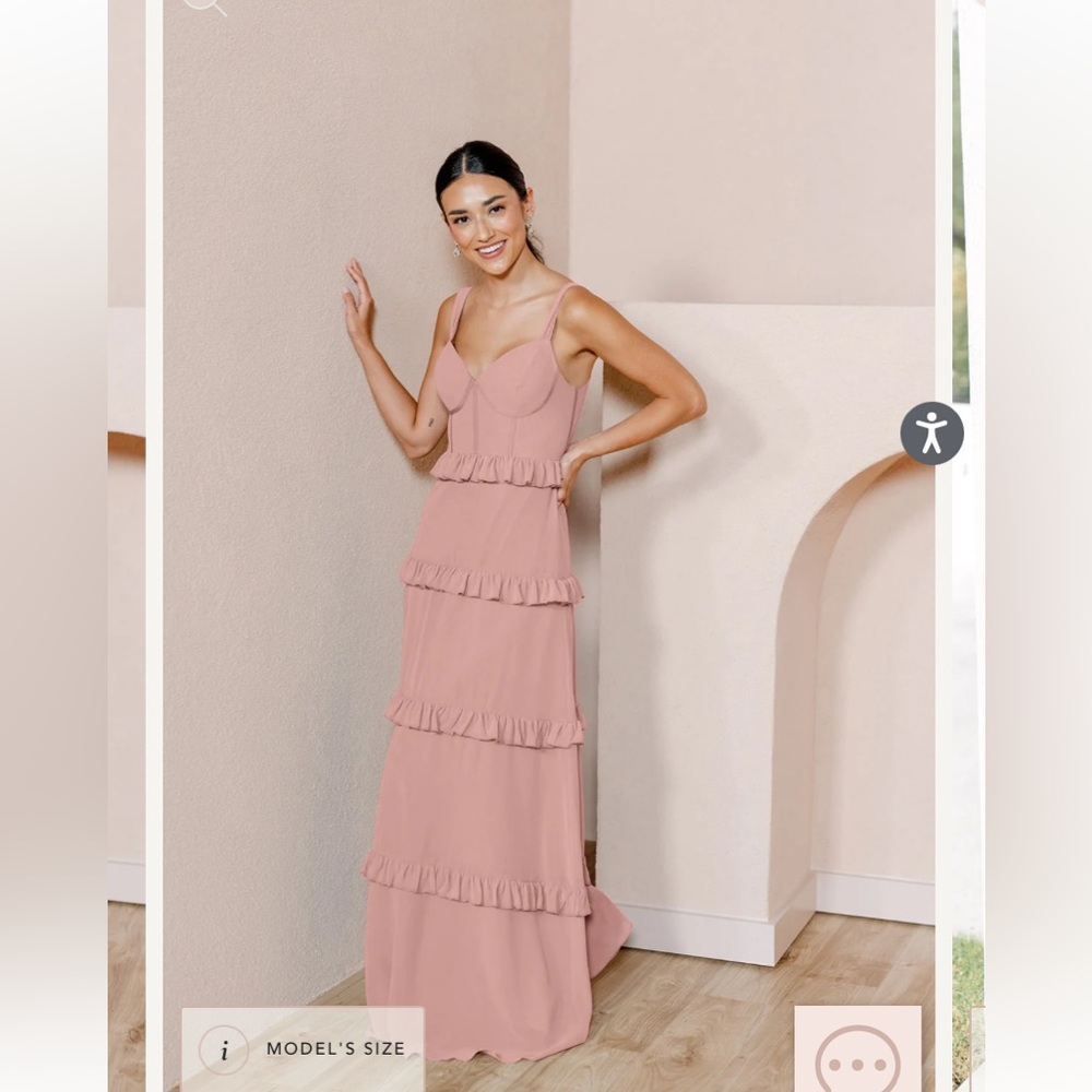 Revelry Sloane chiffon dress